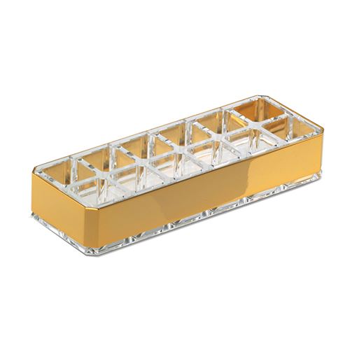 Sky DW409 Acrylic Lipstick Organizer, 6.9" by Decor Walther Decor Walther Gold