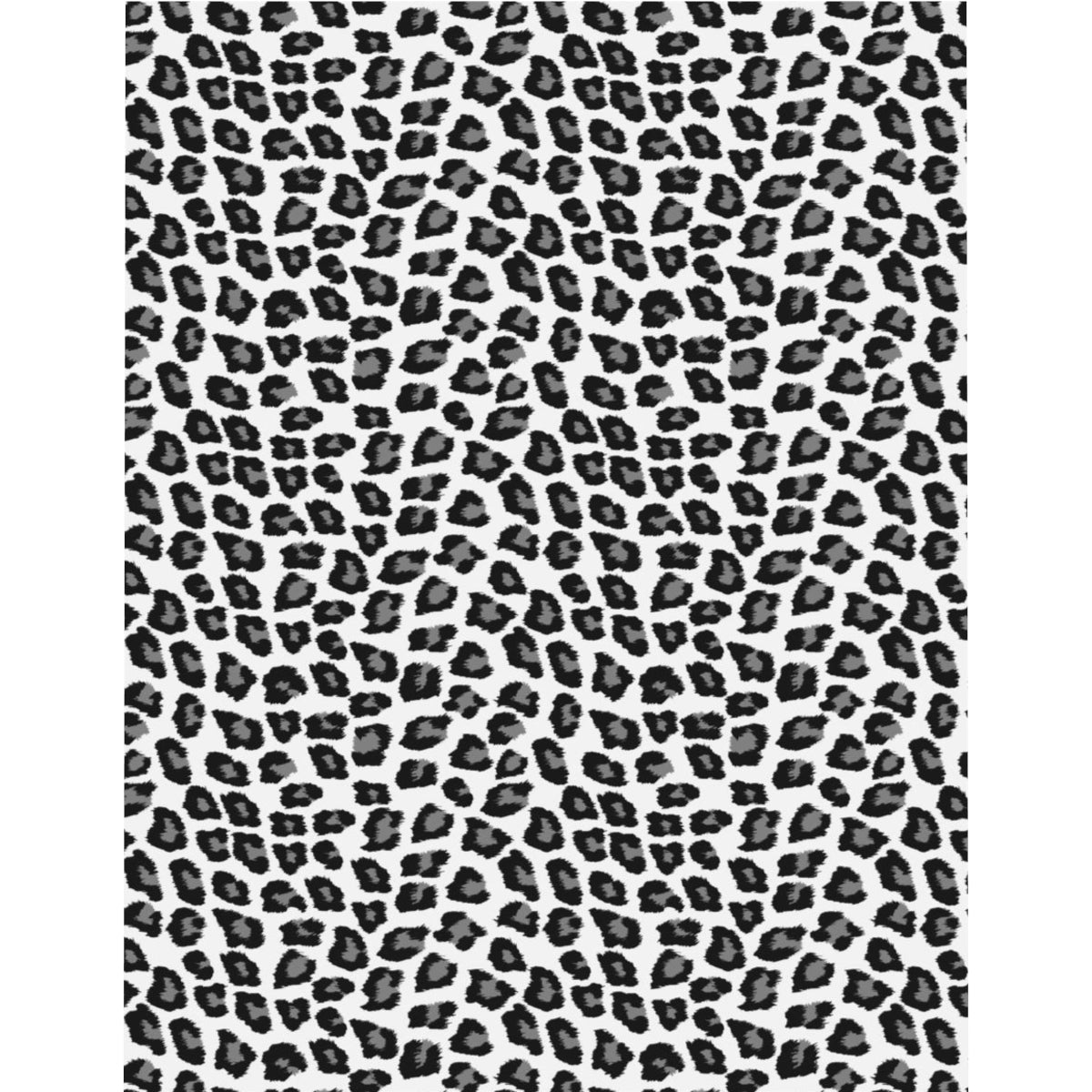 Snow Leopard Duvet Cover, Animal Print black White Microfiber Full Queen Twin Unique Vibrant Bed Cover Home Bedding Starcove Fashion