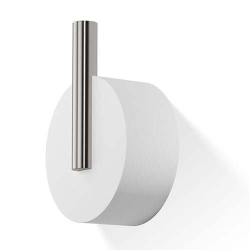 Stone Wall Hook by Decor Walther Decor Walther Small White Stainless Steel