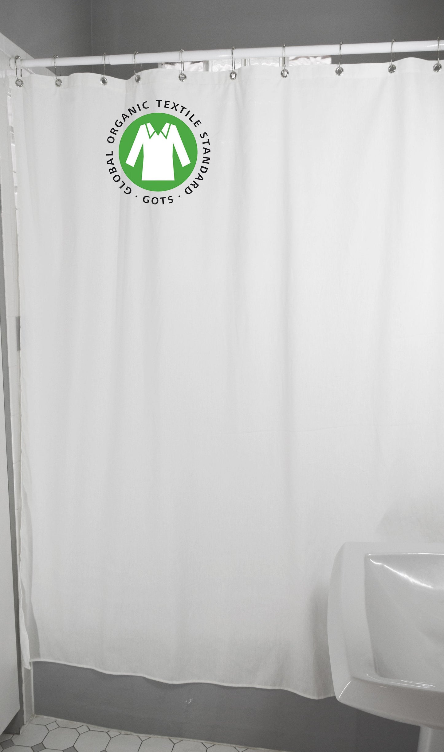 Bean Products Organic Cotton Shower Curtain
