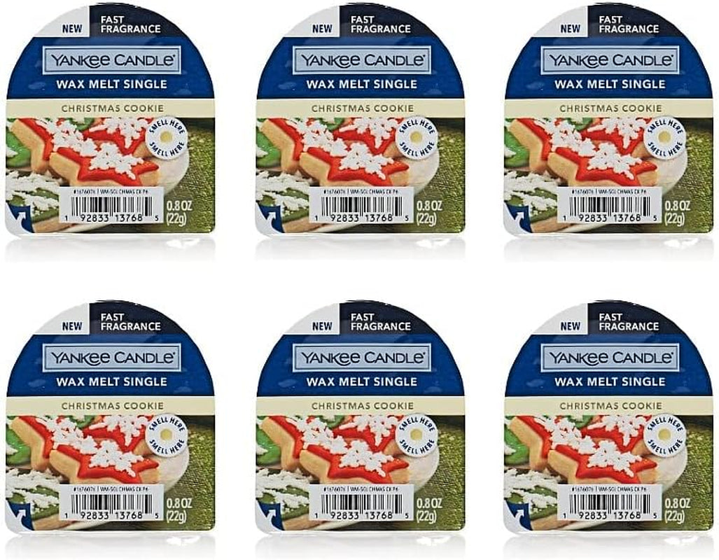 Yankee Candle Lot of 6 Winter Holiday Tarts Wax Melt Singles (Warm Luxe Cashmere) Home & Garden > Decor > Home Fragrances > Wax Tarts yankee candle Christmas Coookie