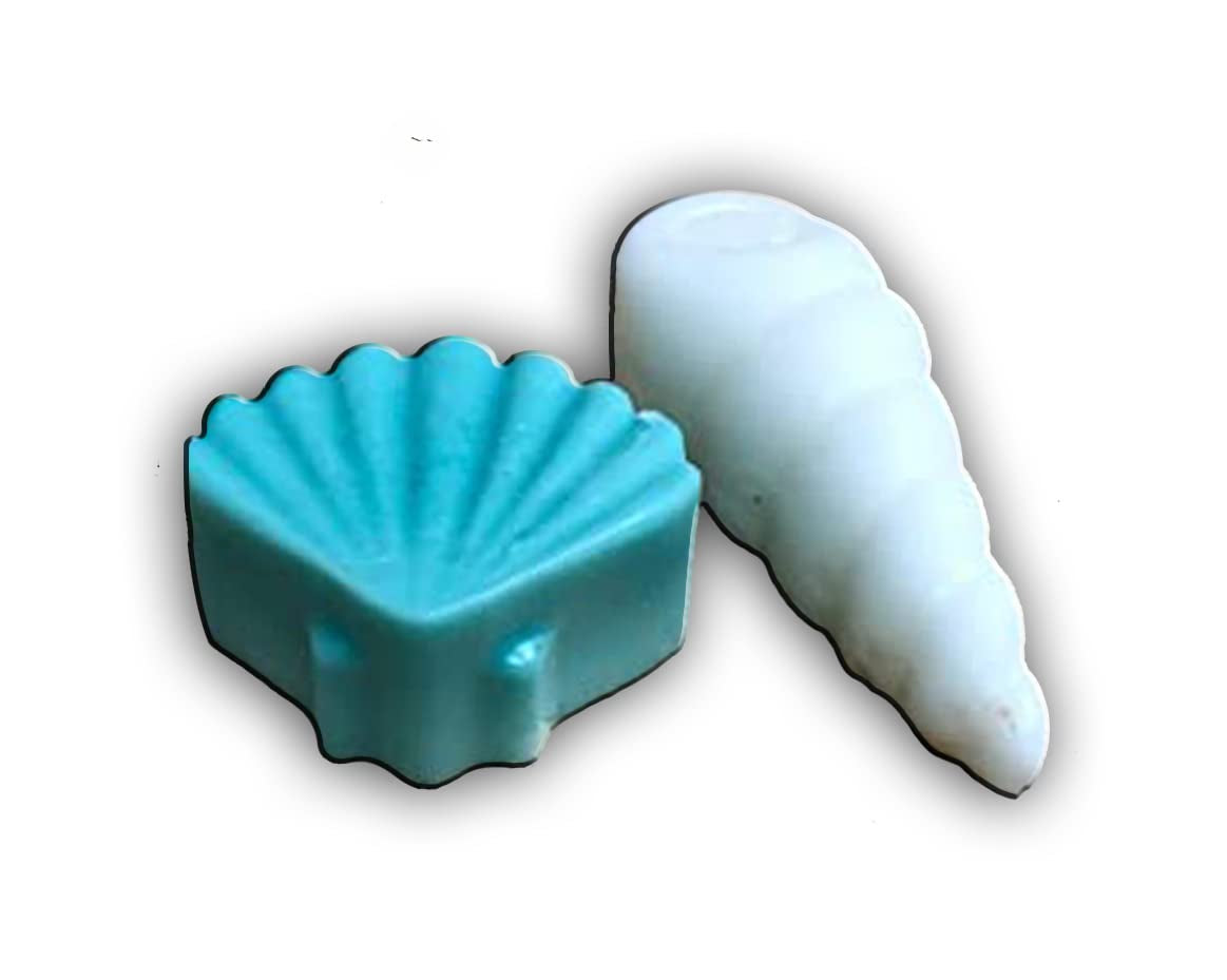 Shaped Wax Melts - Simply Sea Foam, Signature Scent, Fresh Pear and White Tea Scent, Nautical Shaped Wax Melts, Seashells, Wickless Candle Tart Warmer Wax, Sea Foam Soaps & Scents (Small) Home & Garden > Decor > Home Fragrances > Wax Tarts Sea Foam Soaps & Scents Large