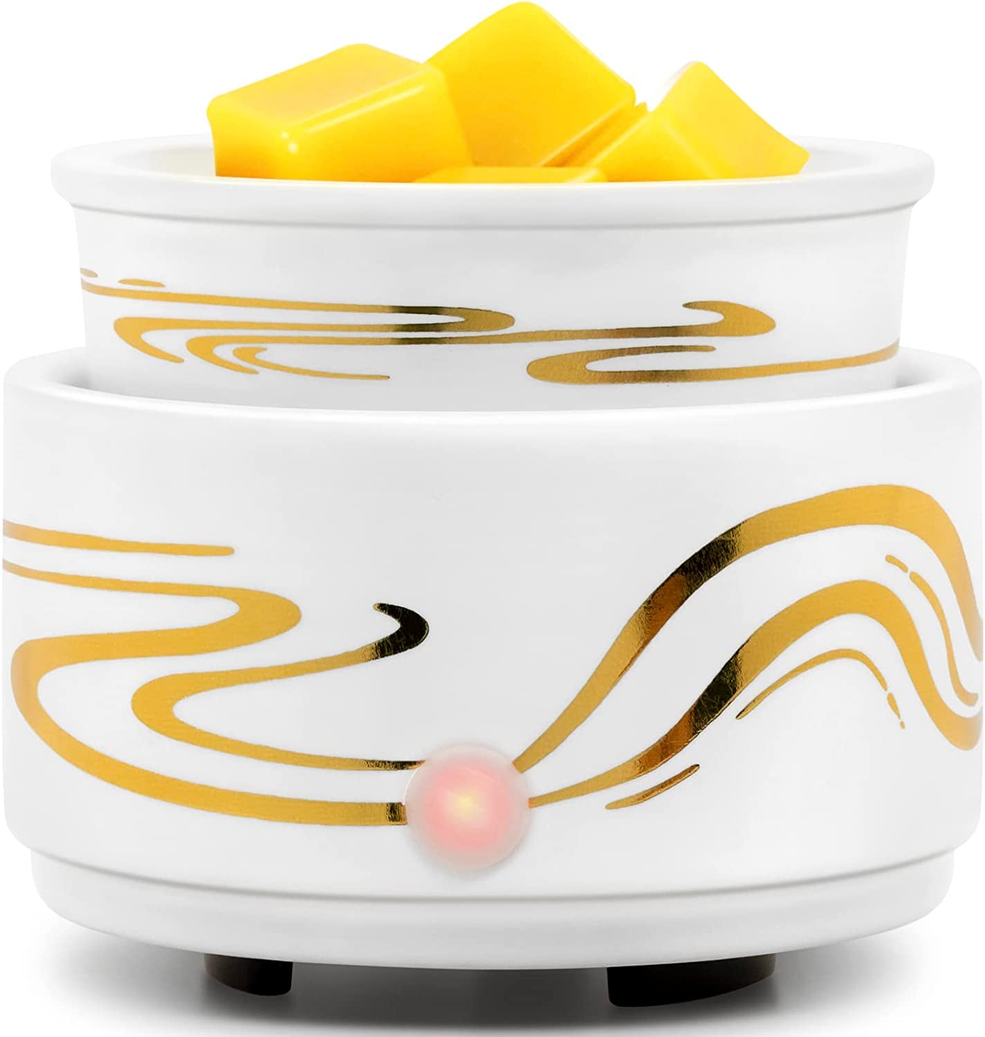 Bobolyn Wax Melt Warmer Burner Electric Scented Candle Wax Warmer, 3-In-1 Scented Wax Fragrance Melter for Home Office Bedroom Living Room Decor Home & Garden > Decor > Home Fragrances > Wax Tarts Bobolyn Gilded Cloud