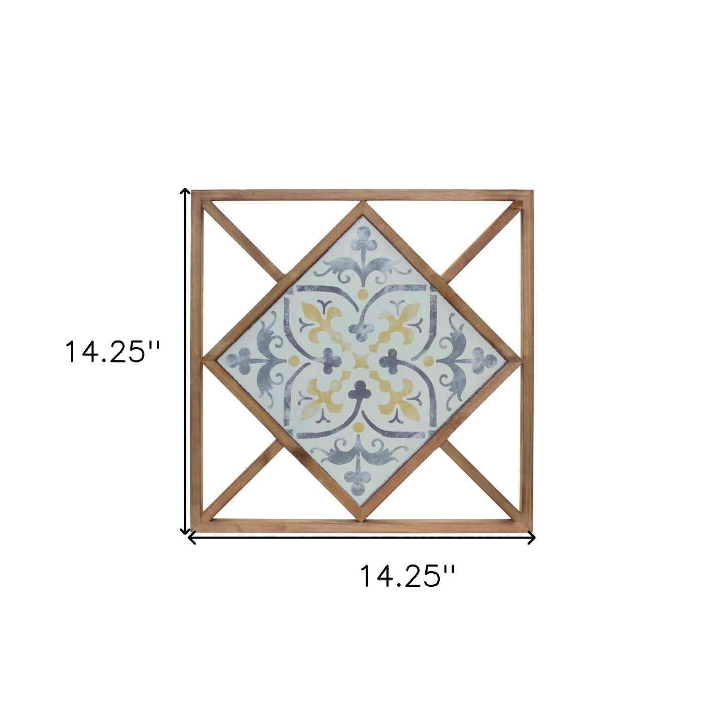 Set Of Two Brown Wall Decor