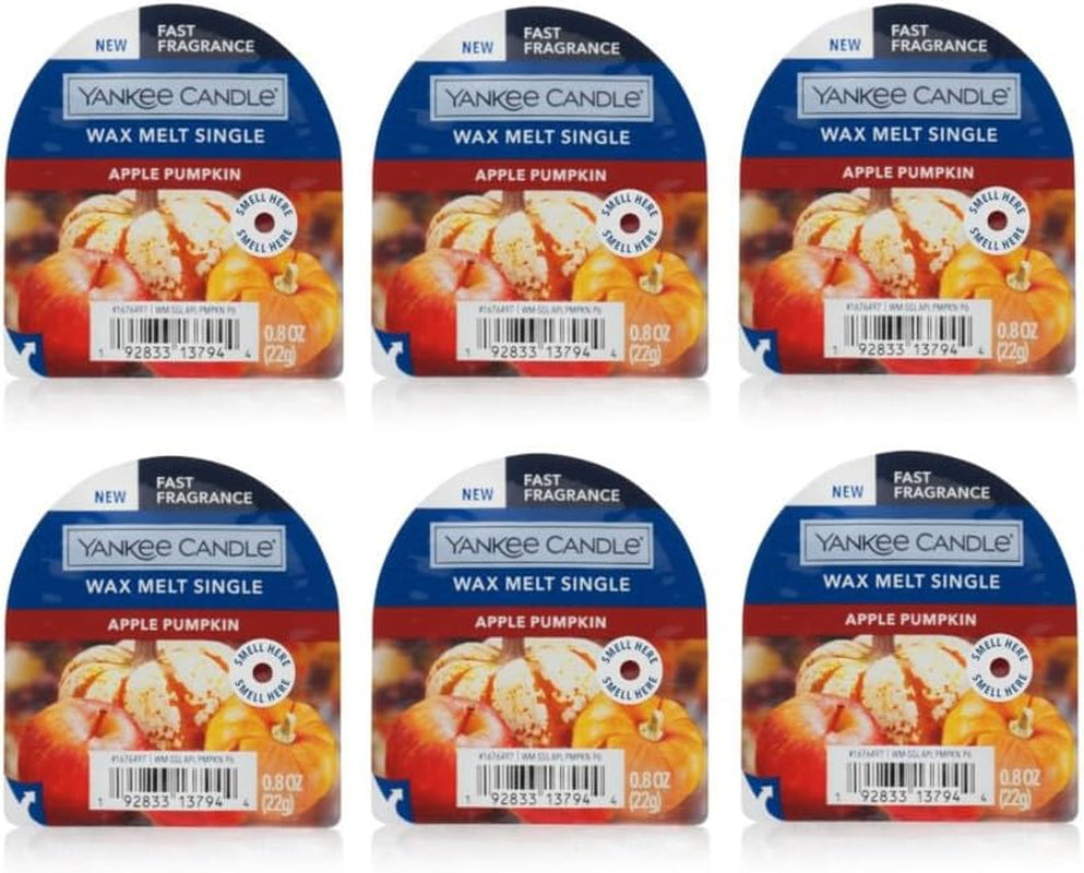 Yankee Candle Pack of 6 Crisp Fall Night Tarts Wax Melt Singles Home & Garden > Decor > Home Fragrances > Wax Tarts Yankee Candle Apple Pumpkin