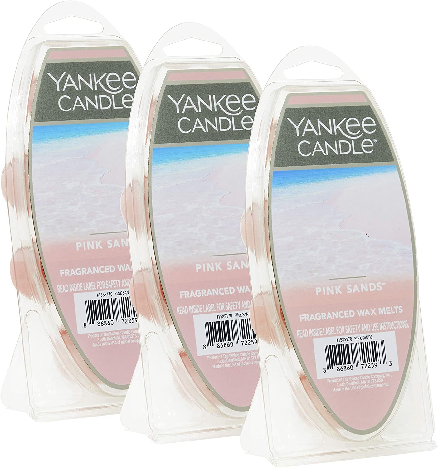 Yankee Candle Home Sweet Home Wax Melts, 3 Packs of 6 (18 Total) Home & Garden > Decor > Home Fragrances > Wax Tarts Yankee Candle Company Pink Sands