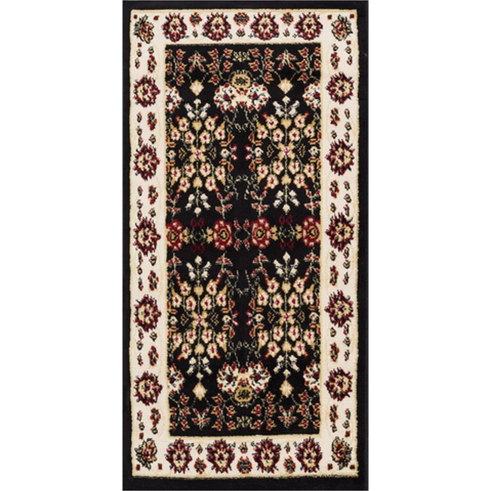 Bijar Classic Black Traditional Rug