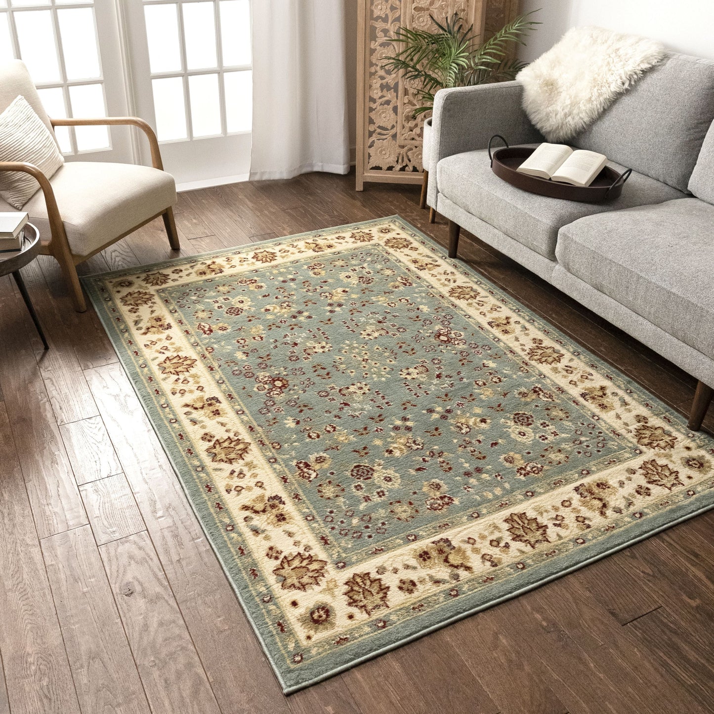 Bijar Classic Blue Traditional Rug