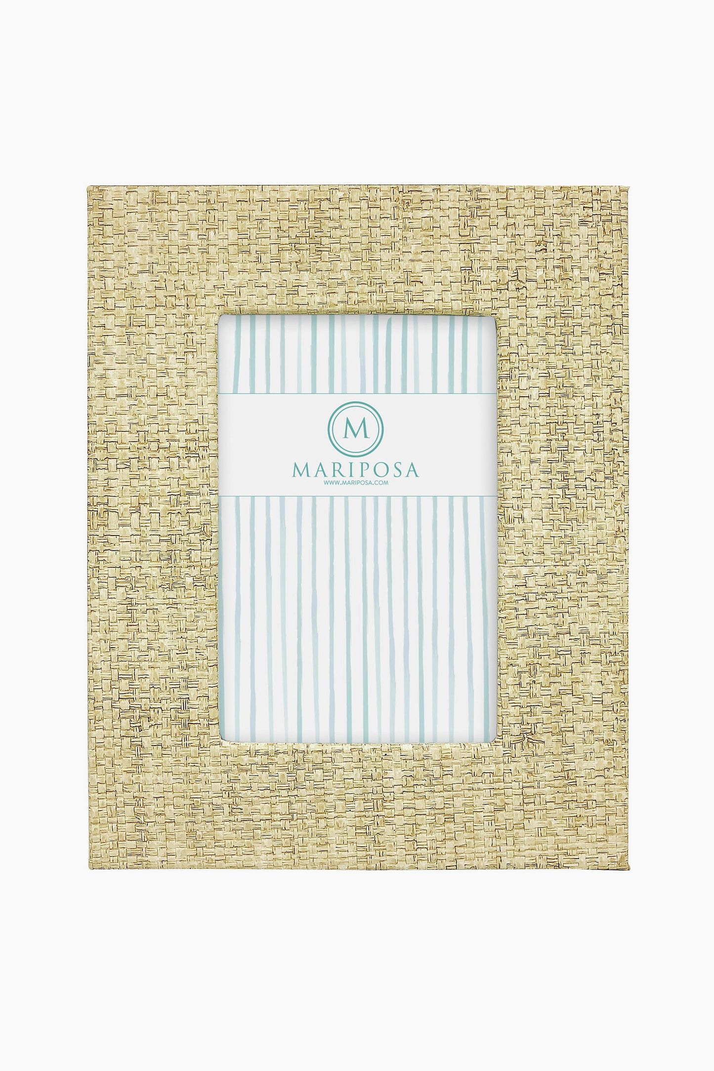 Sand Faux Grasscloth 5x7 Frame