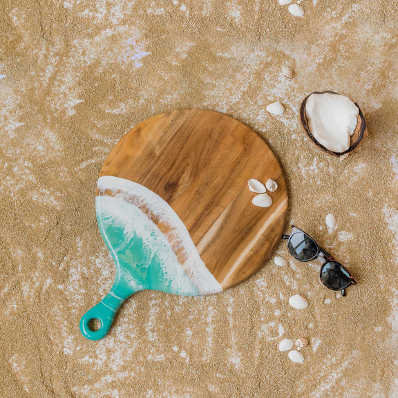 Acacia Paddle Board Tray, 12 Inches