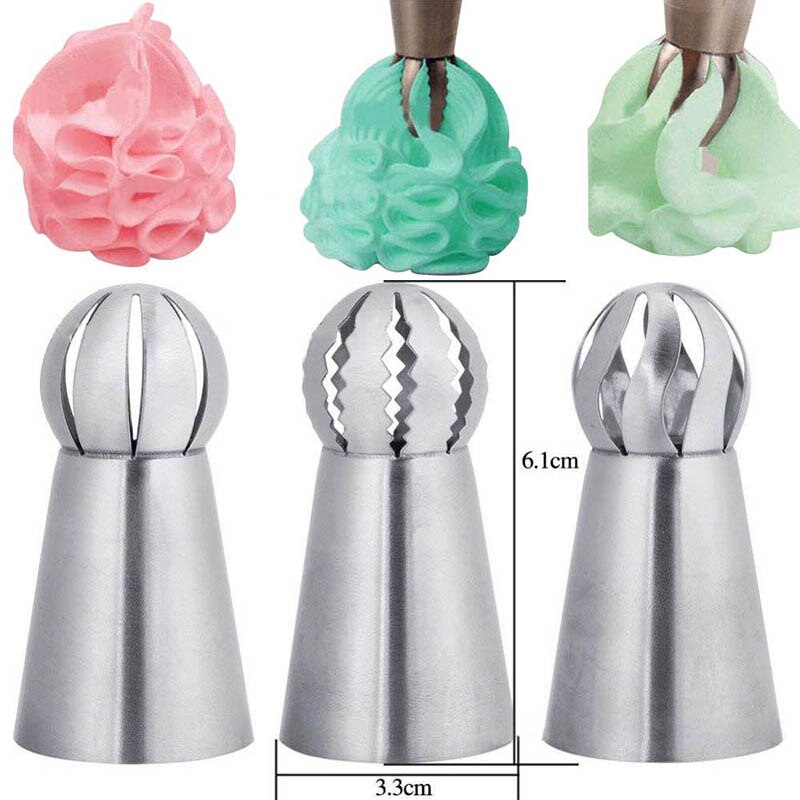 3pcs/5pcs/7pcs Cream Pastry Decorating Tips Set Stainless Steel Russian Tulip Icing Piping Cake Nozzles Cupcake Baking Tools - YourStore YourStore janette_blakely 0 3pcs/5pcs/7pcs Cream Pastry Decorating Tips Set Stainless Steel Russian Tulip Icing Piping Cake Nozzles Cupcake Baking Tools