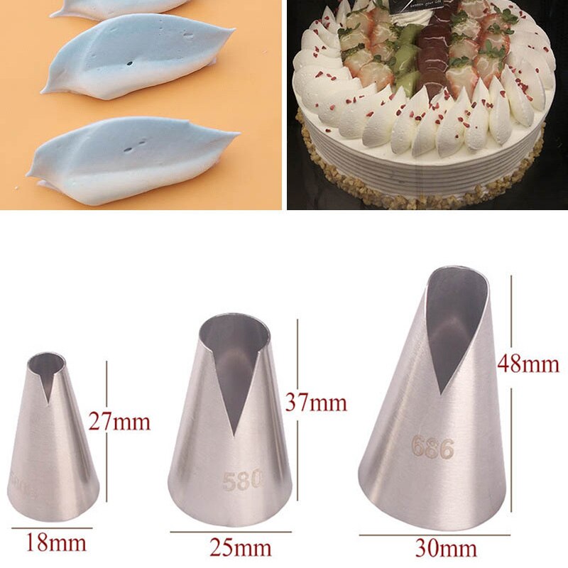 3pcs/5pcs/7pcs Cream Pastry Decorating Tips Set Stainless Steel Russian Tulip Icing Piping Cake Nozzles Cupcake Baking Tools - YourStore YourStore janette_blakely 0 3pcs/5pcs/7pcs Cream Pastry Decorating Tips Set Stainless Steel Russian Tulip Icing Piping Cake Nozzles Cupcake Baking Tools