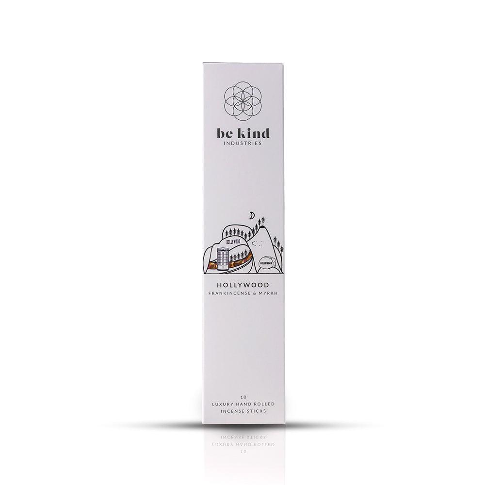 Be Kind Incense Sticks Hollywood - Frankincense & Myrrh - yogahubstore