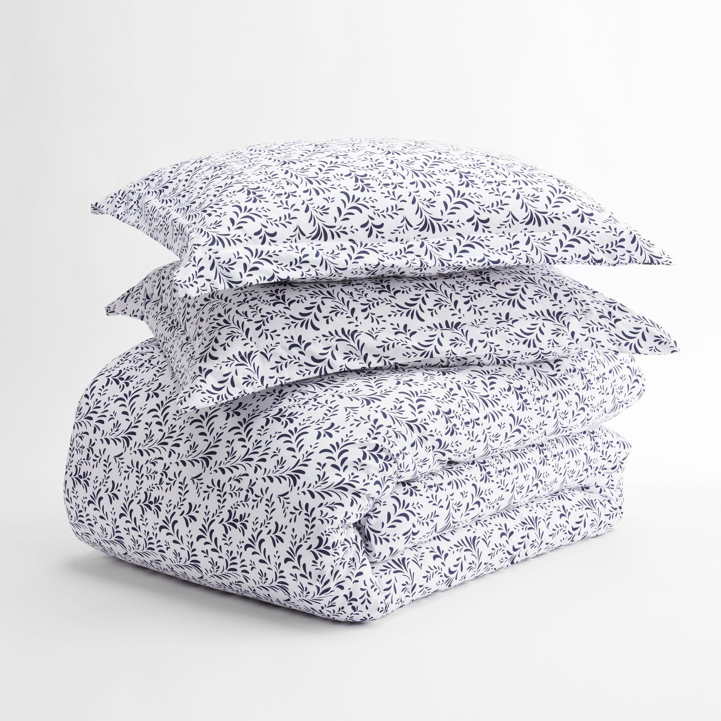 Burst of Vines Pattern 3-Piece Duvet Cover Set