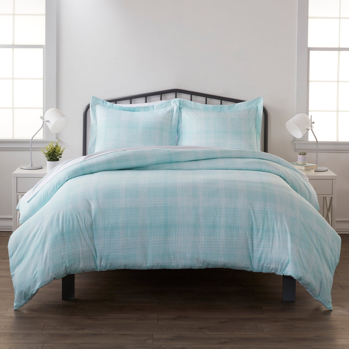 Thatch Pattern 3-Piece Duvet Cover Set