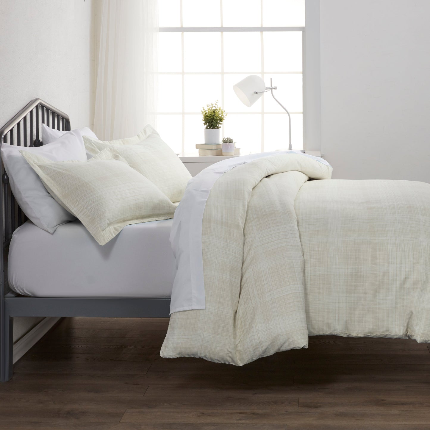 Thatch Pattern 3-Piece Duvet Cover Set