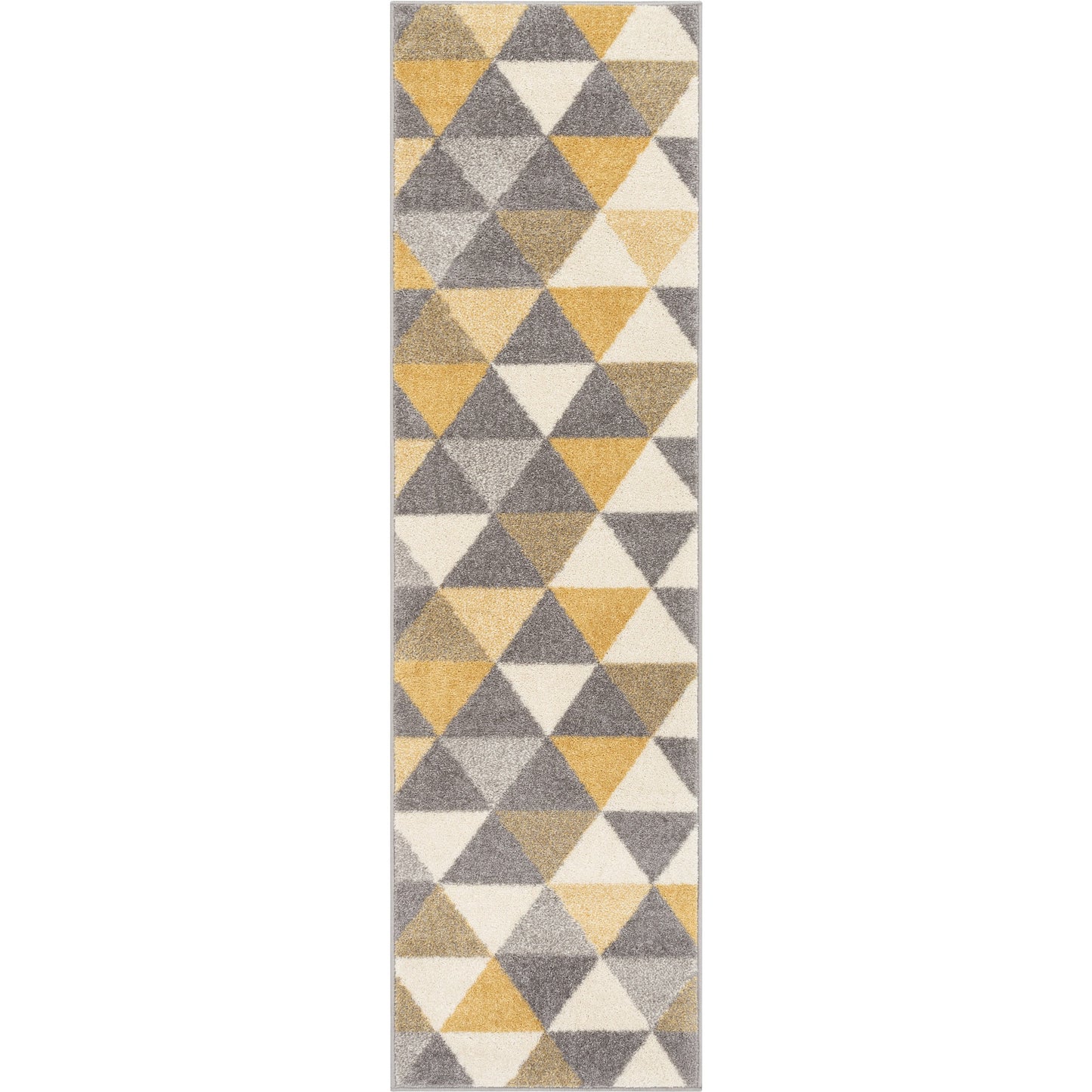Alvin Gold Modern Geometric Rug
