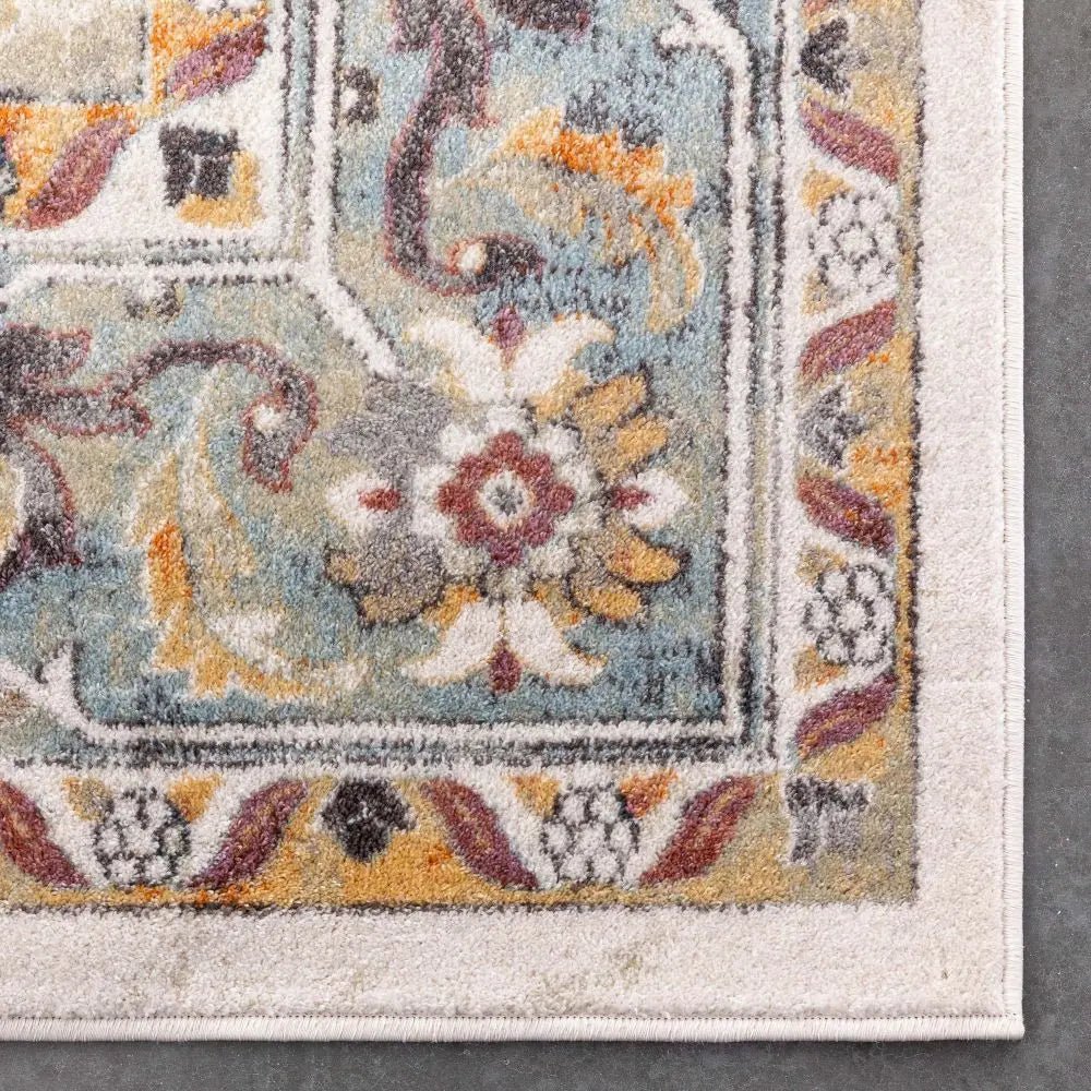 Carno Bohemian Eclectic Persian Beige Rug