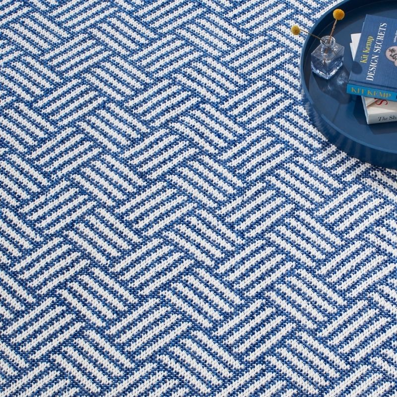 Sailors Knot Indoor/Outdoor Rug - Denim