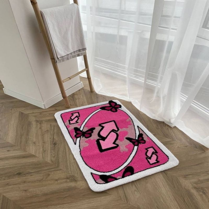 Soft UNOs Game Cards Rug