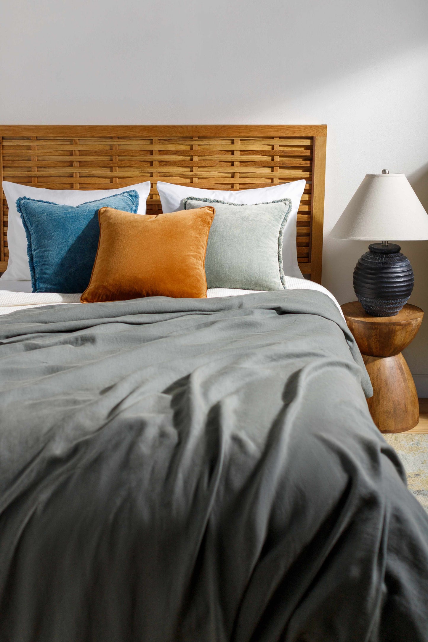 Beecher Camel Square Throw Pillow - Clearance
