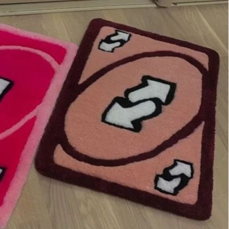 Soft UNOs Game Cards Rug