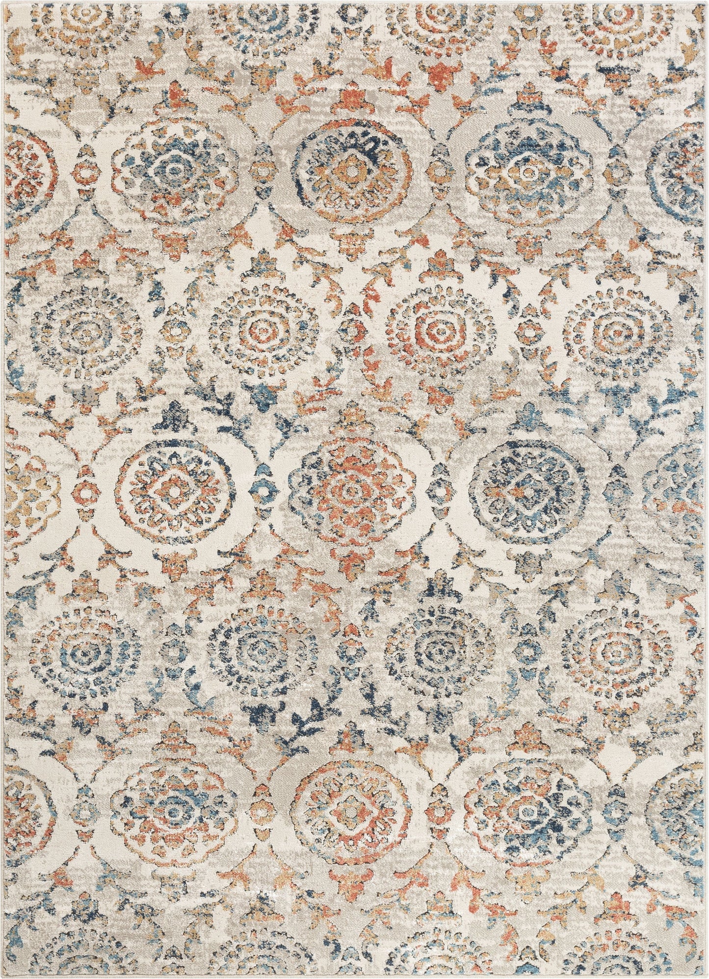 Baird Modern Ogee Ivory Rug