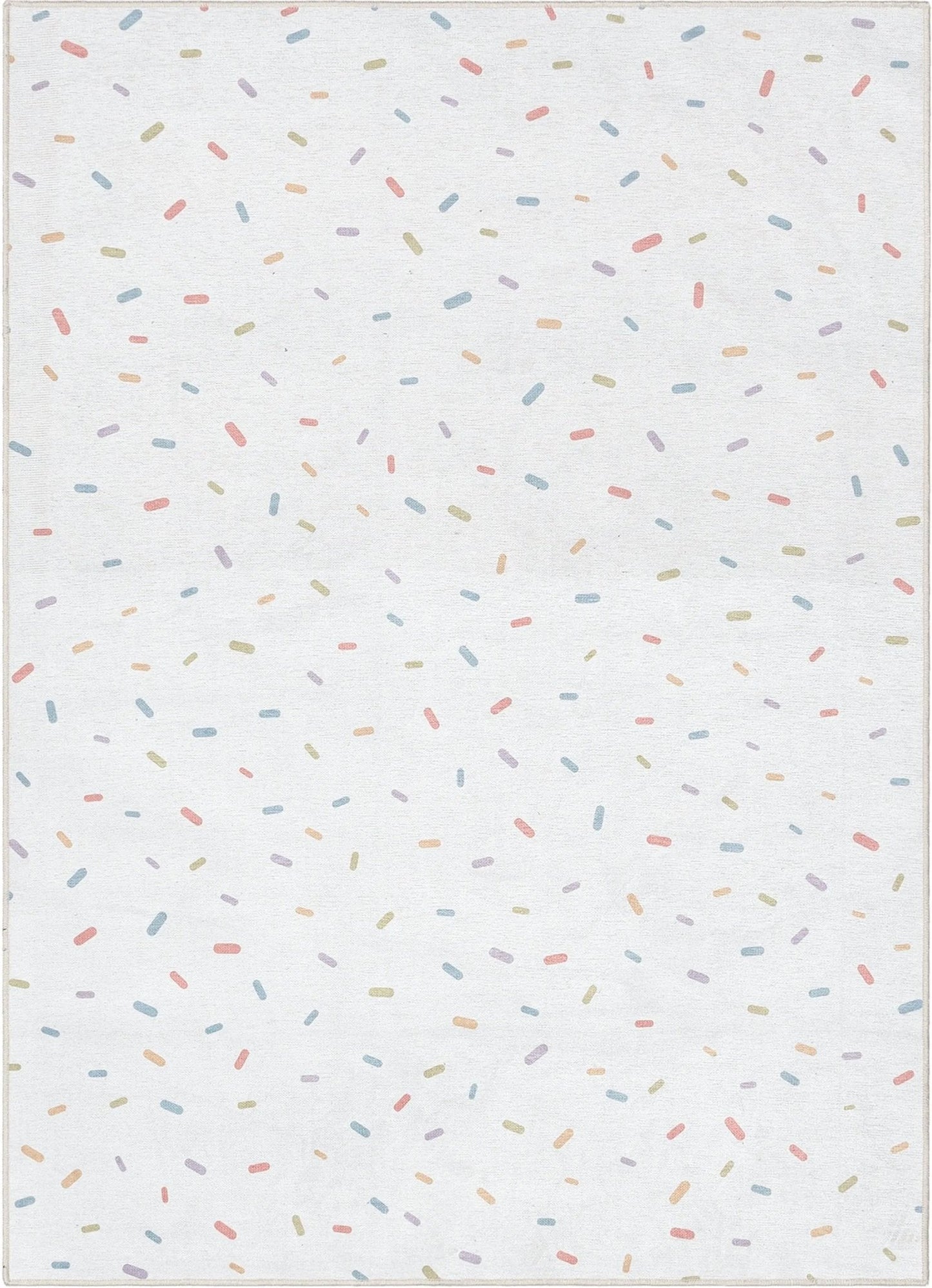 Sprinkles Modern Multi Color Area Flat-Weave Rug