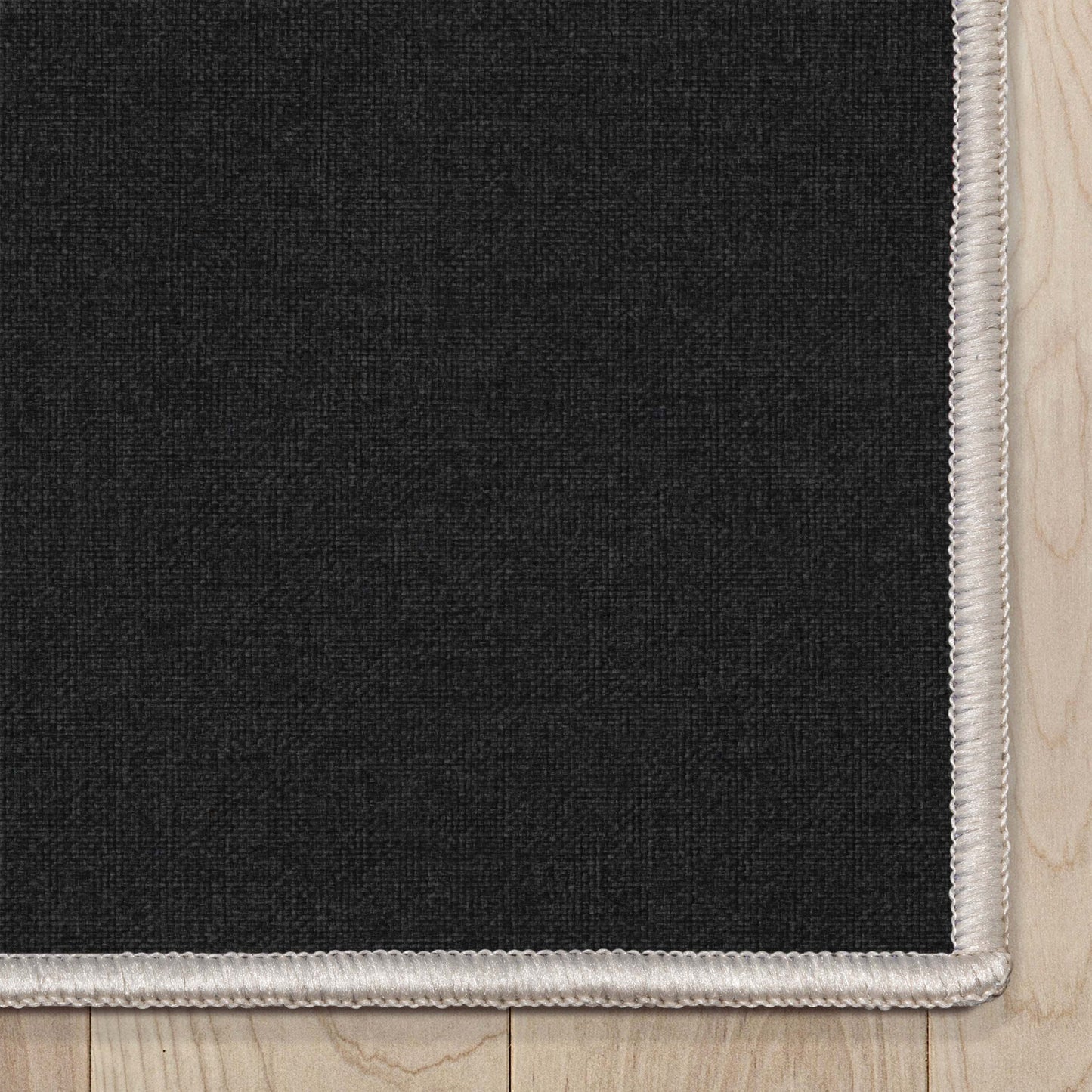 Solid Modern Plain Flat-Weave Rug