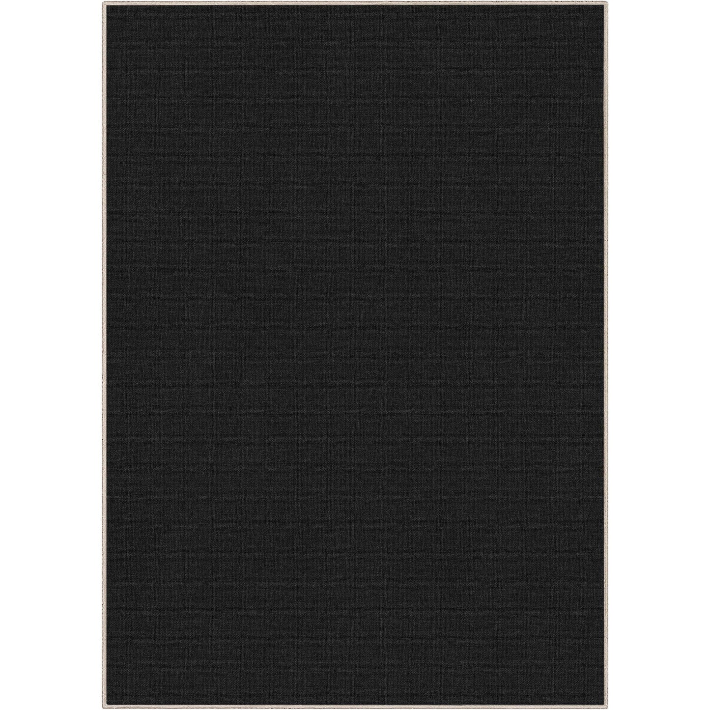 Solid Modern Plain Flat-Weave Rug