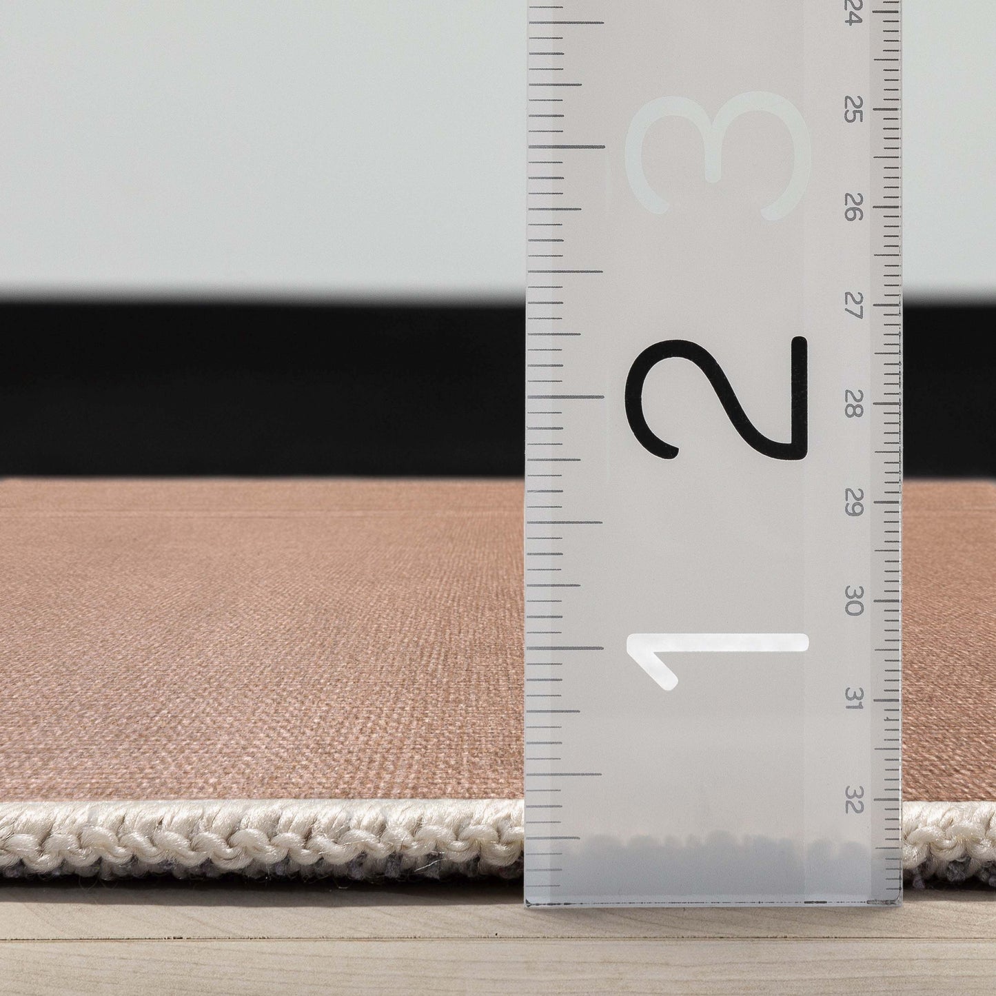 Solid Modern Plain Flat-Weave Rug