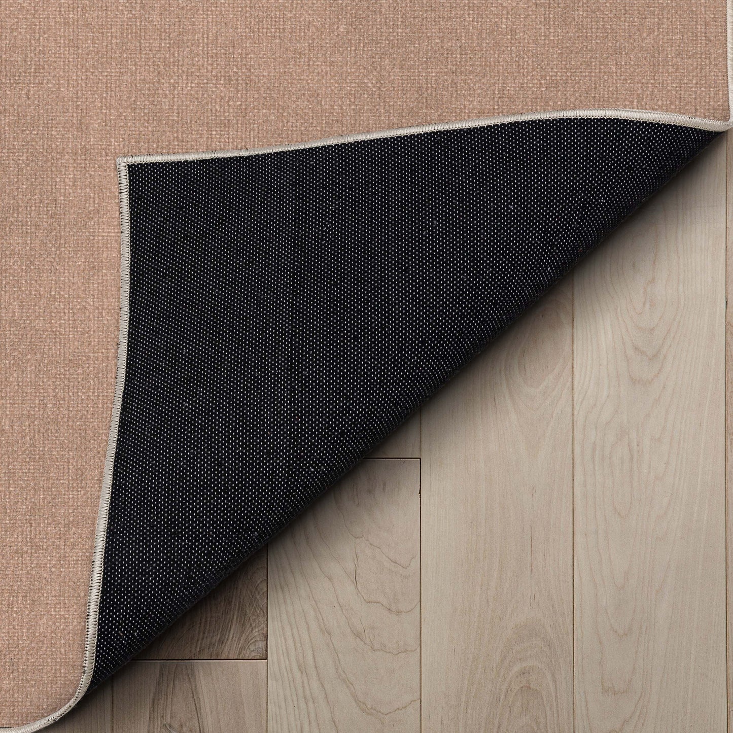 Solid Modern Plain Flat-Weave Rug