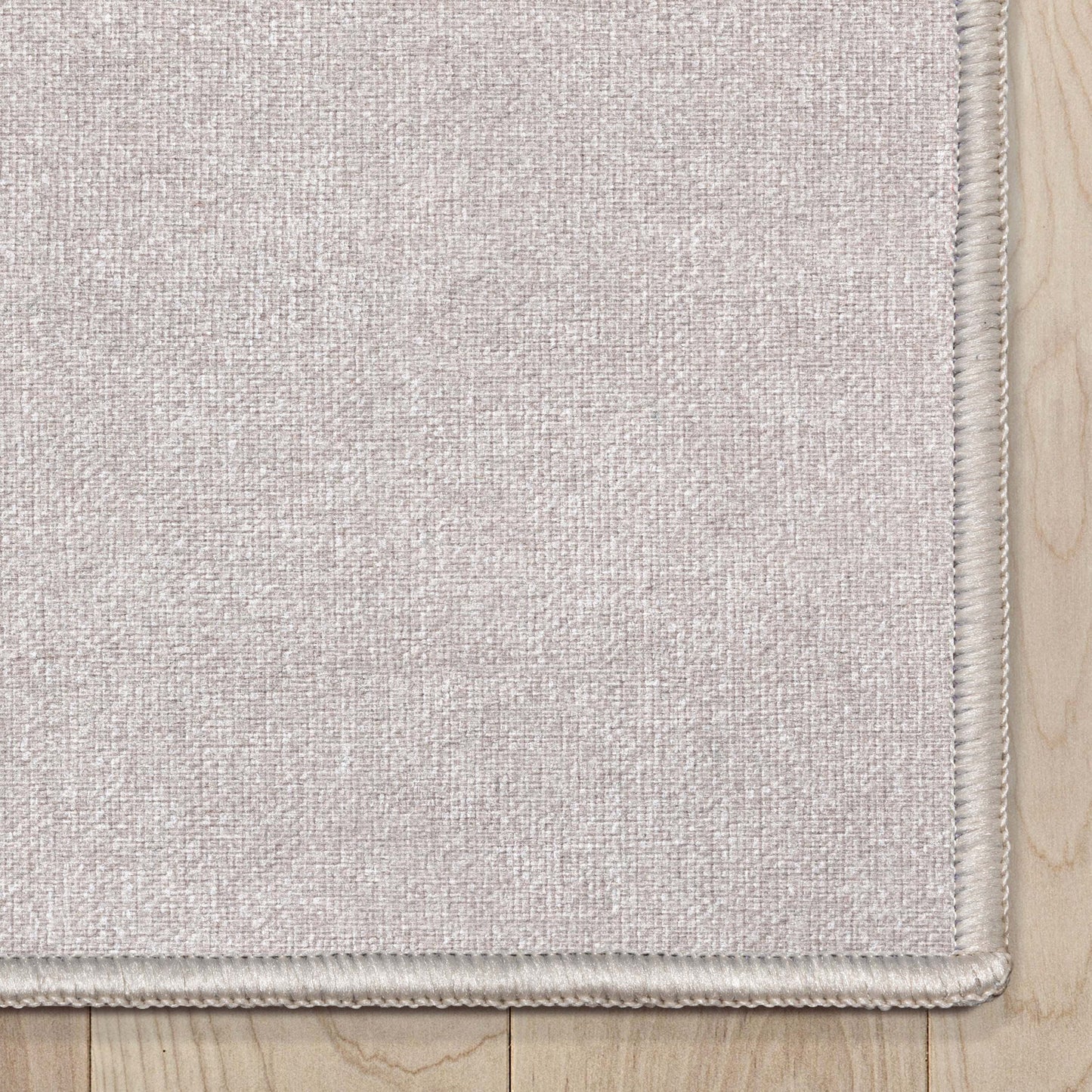 Solid Modern Plain Flat-Weave Rug