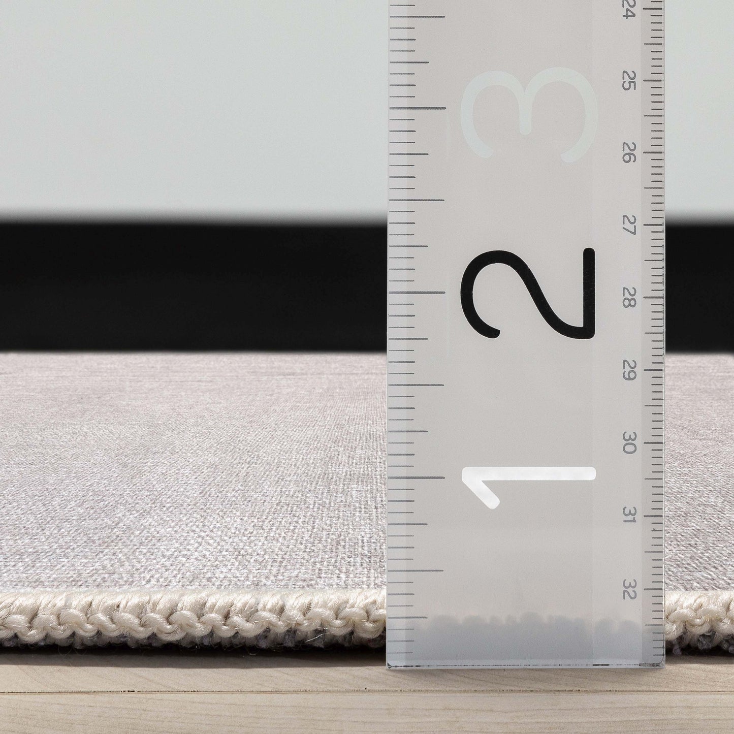Solid Modern Plain Flat-Weave Rug