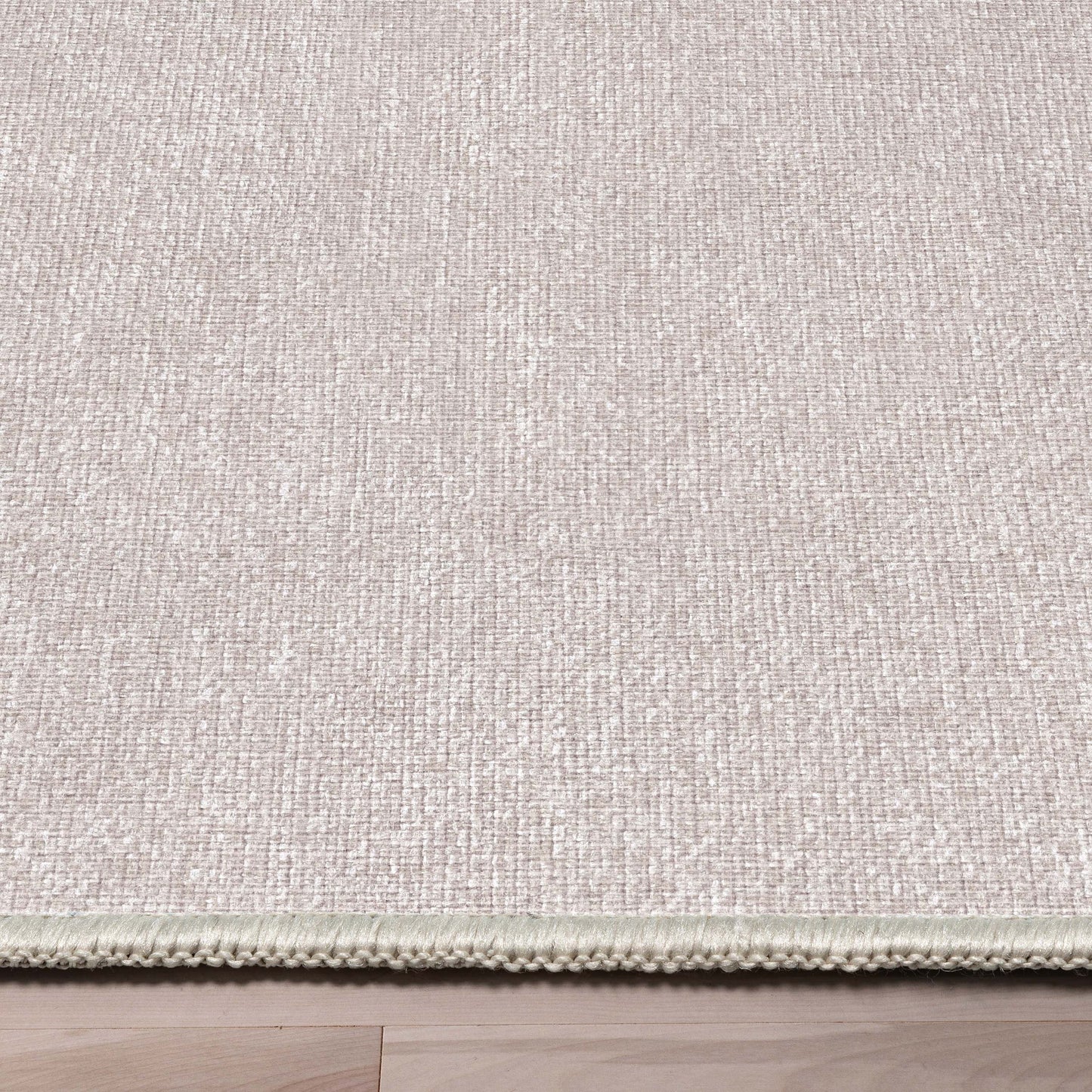 Solid Modern Plain Flat-Weave Rug