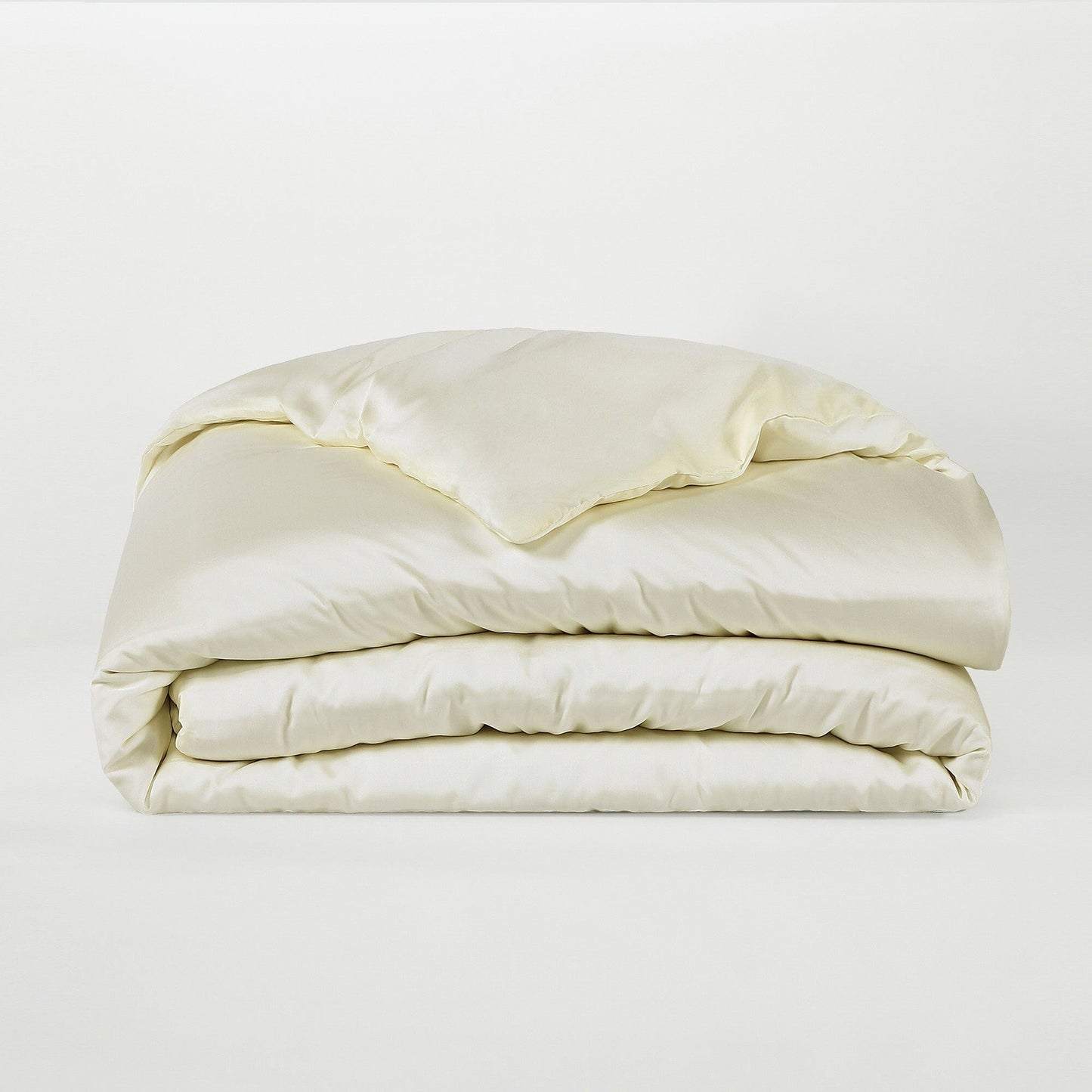 Airy Weight Tencel Eucalyptus Duvet Cover Duvet Covers Sijo Ivory Twin / Twin XL