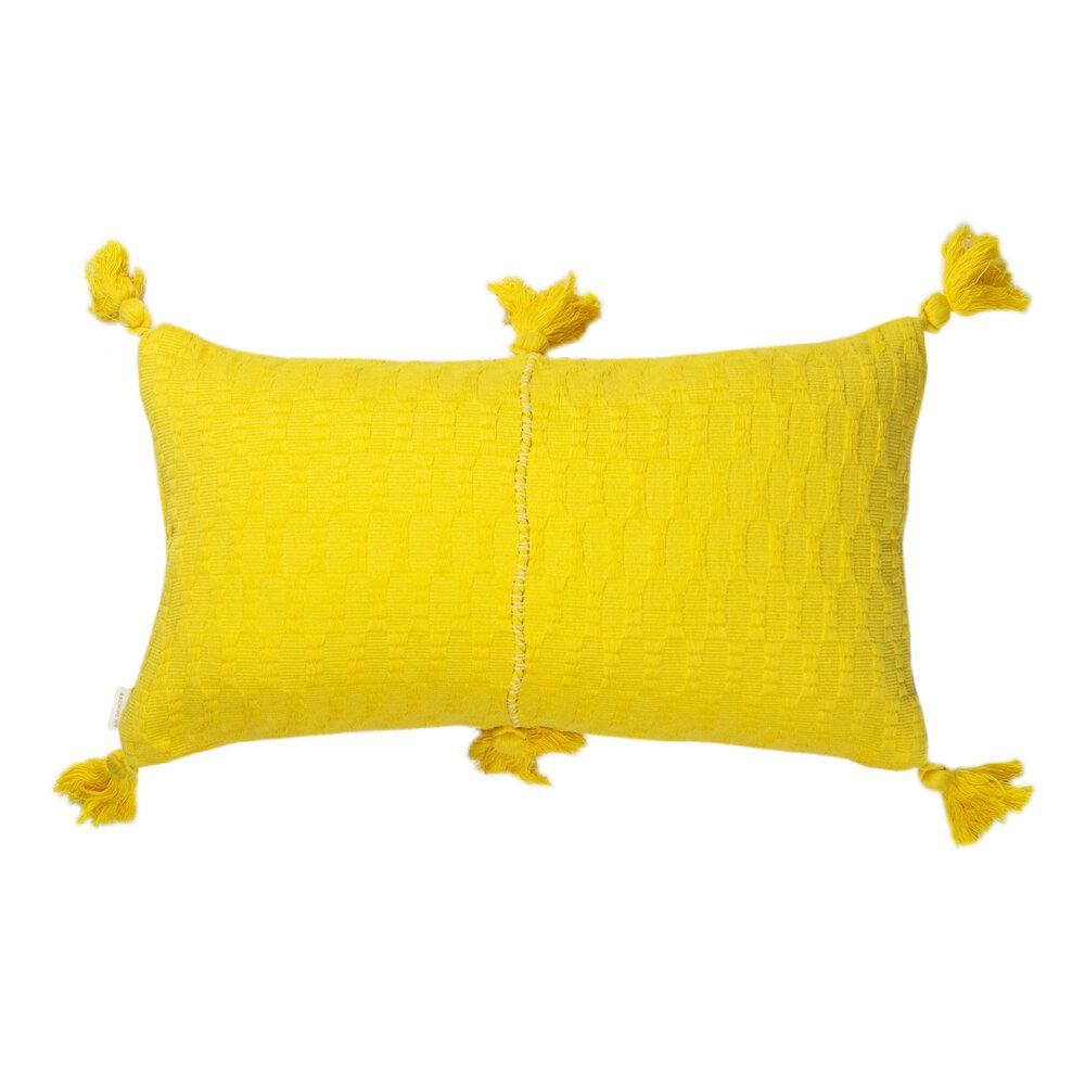 Antigua Lumbar Pillow - Bright Yellow