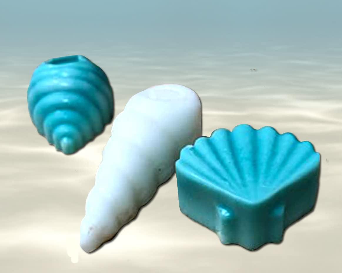Shaped Wax Melts - Simply Sea Foam, Signature Scent, Fresh Pear and White Tea Scent, Nautical Shaped Wax Melts, Seashells, Wickless Candle Tart Warmer Wax, Sea Foam Soaps & Scents (Small) Home & Garden > Decor > Home Fragrances > Wax Tarts Sea Foam Soaps & Scents Medium