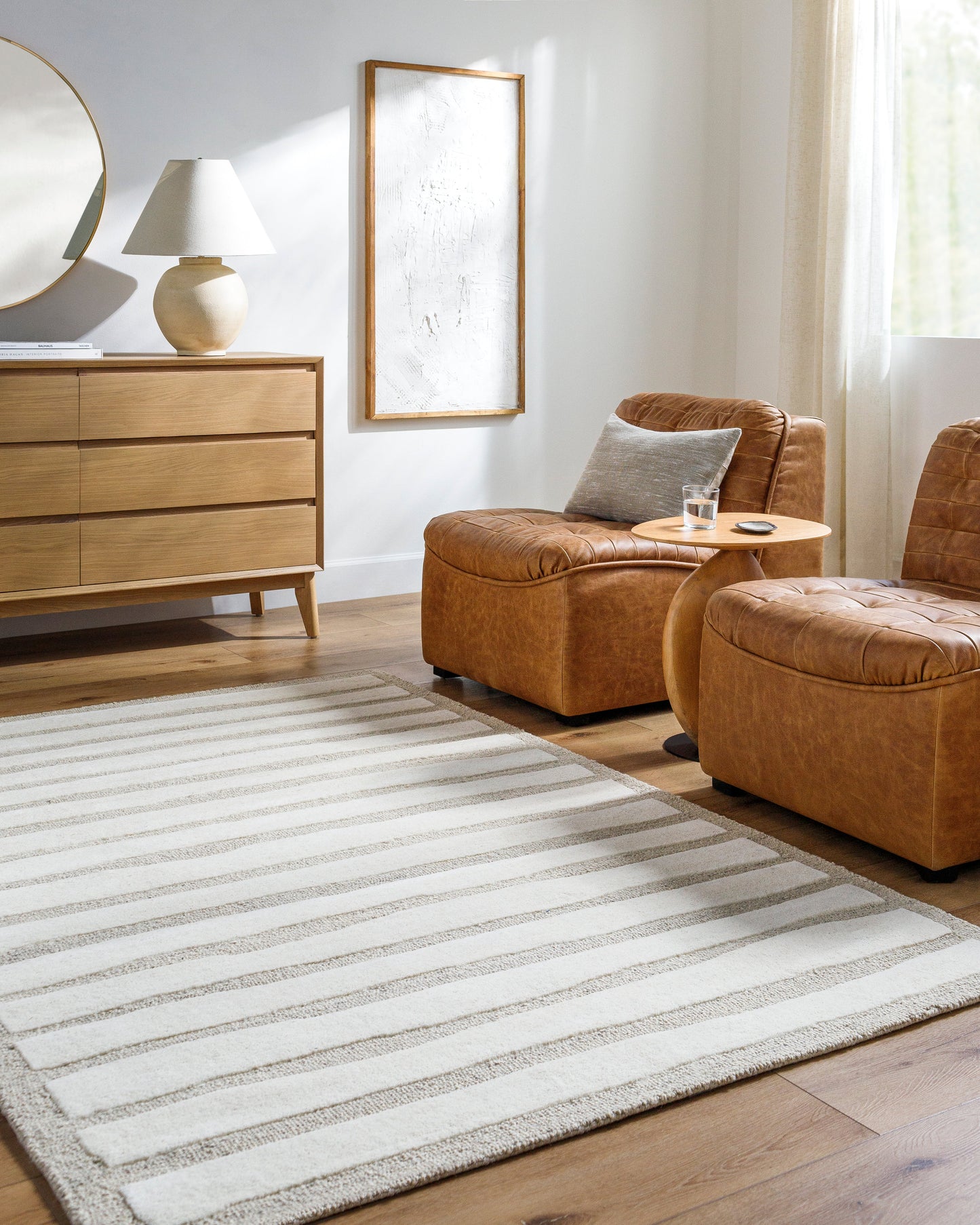 Brook BKO-2323 Rug- Gray, Cream