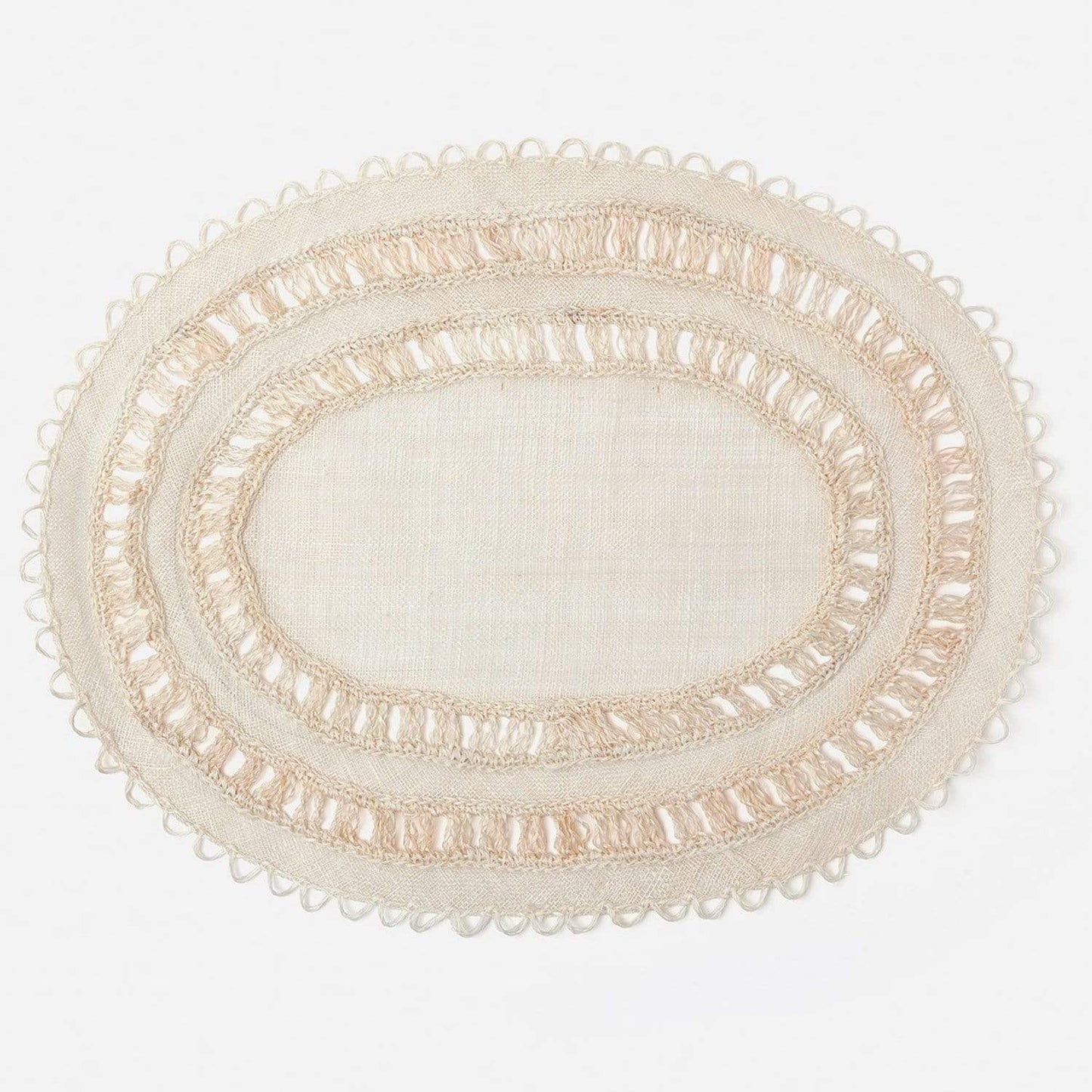 Blue Pheasant Carmine Placemat (Pack of 4) - Bleached Pillow & Decor