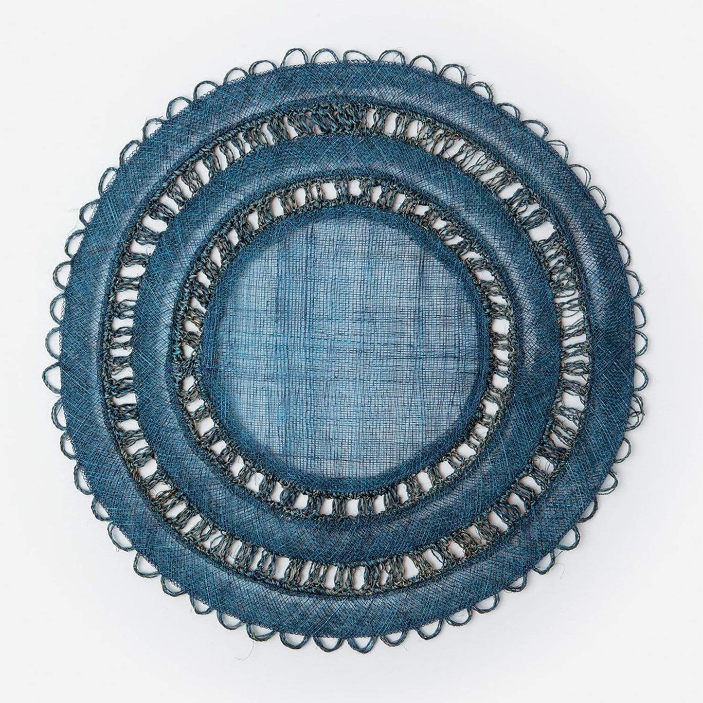 Blue Pheasant Carmine Placemat (Pack of 4) - Deep Blue Pillow & Decor