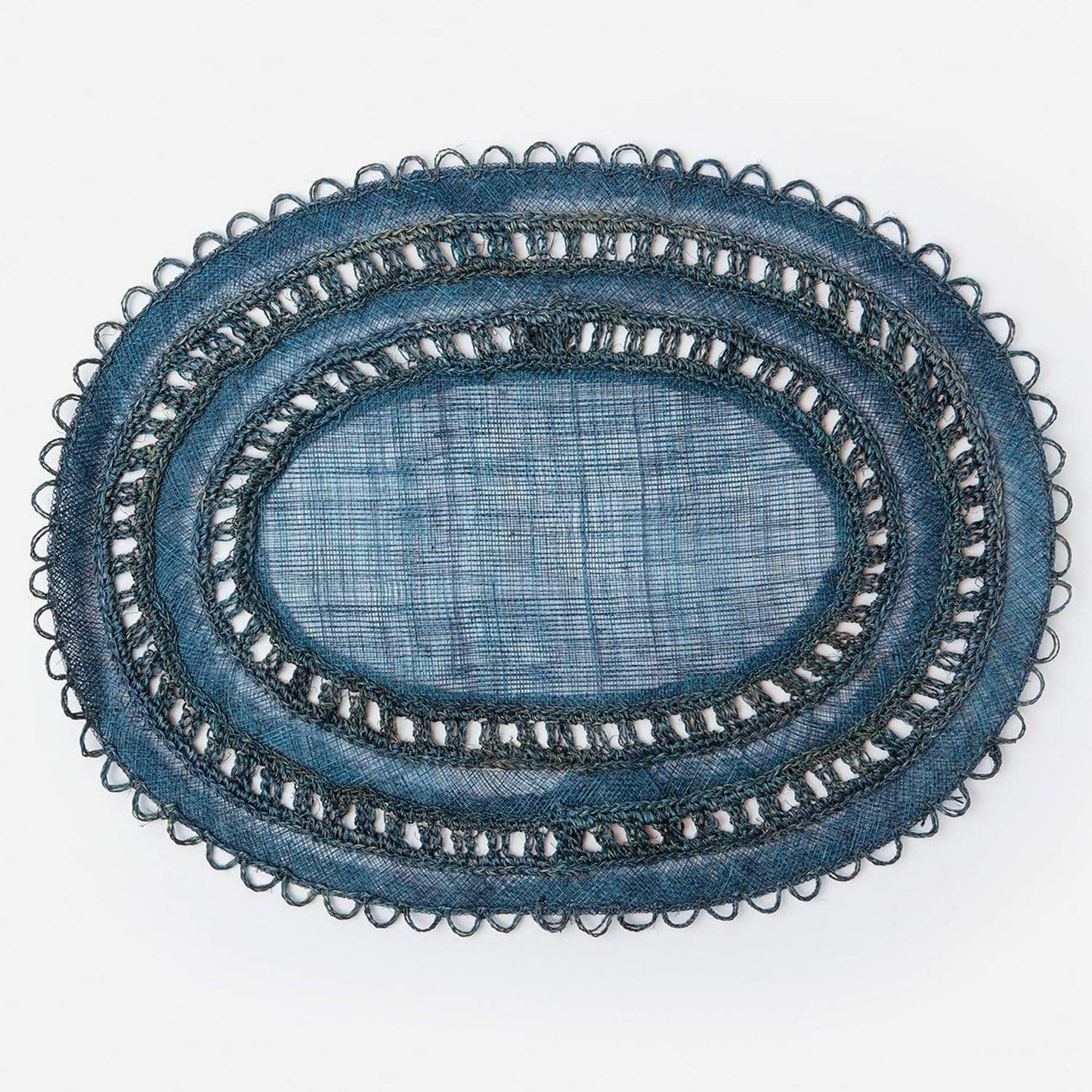 Blue Pheasant Carmine Placemat (Pack of 4) - Deep Blue Pillow & Decor