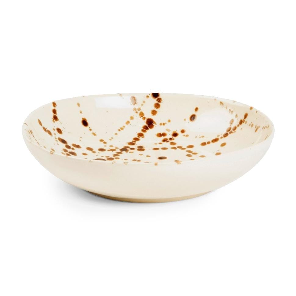 Blue Pheasant Delaney Dinnerware (Pack of 4) - Bronze Splatter Decor
