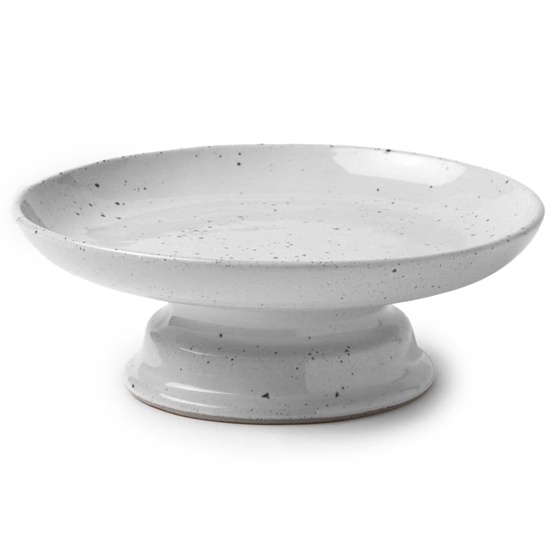 Blue Pheasant Marcus Cake Stand (Pack of 2) - White Salt Glaze Decor blue-pheasant-SERMARCU-WHT-MCS