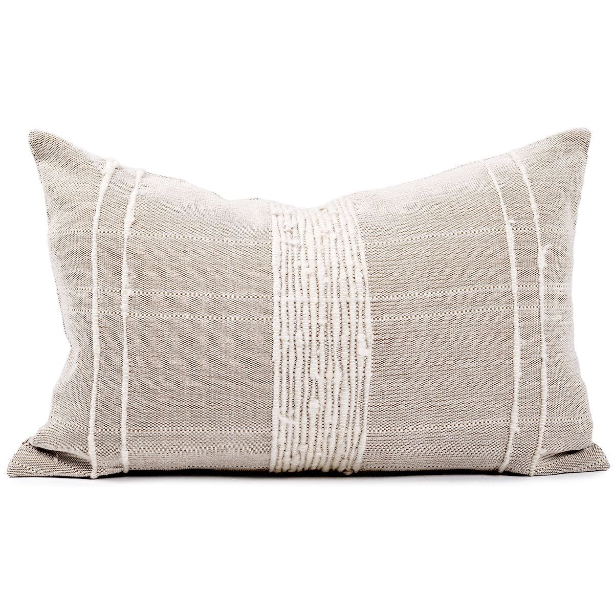 Bogota Lumbar Pillow Throw Pillows Azulina Home Sand