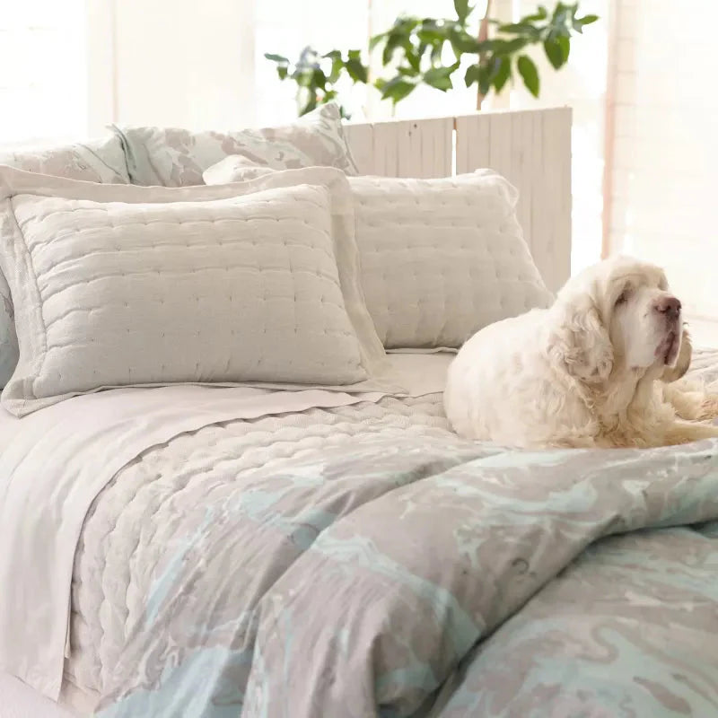 Brussels Natural Quilted sham