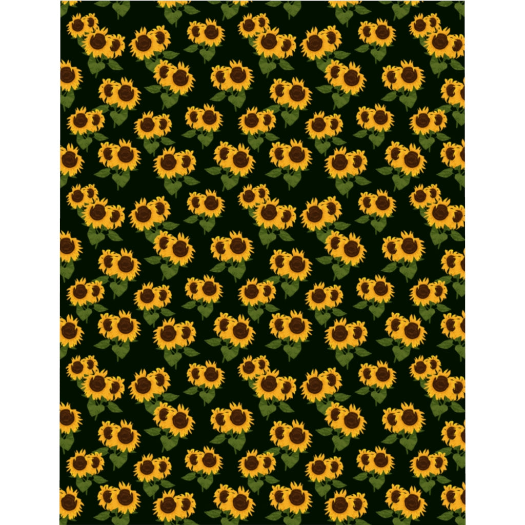 Sunflower Duvet Cover, Yellow Flowers Floral Microfiber Full Queen Twin Unique Vibrant Bed Cover Modern Home Bedding Bedroom Decor Starcove Fashion