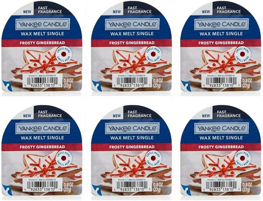 Yankee Candle Lot of 6 Winter Holiday Tarts Wax Melt Singles (Warm Luxe Cashmere) Home & Garden > Decor > Home Fragrances > Wax Tarts yankee candle Frosty Gingerbread