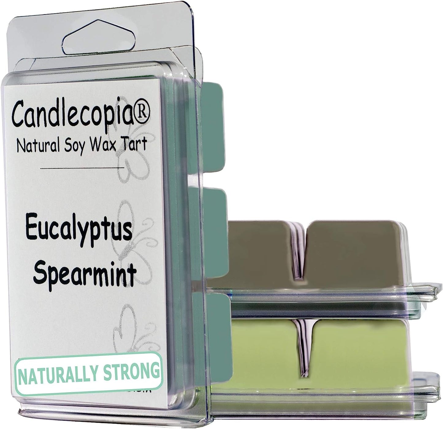 Candlecopia Sweet Patchouli, Indian Sandalwood and Egyptian Amber Strongly Scented Hand Poured Vegan Wax Melts, 18 Scented Wax Cubes, 9.6 Ounces in 3 X 6-Packs Home & Garden > Decor > Home Fragrances > Wax Tarts Candlecopia Minty