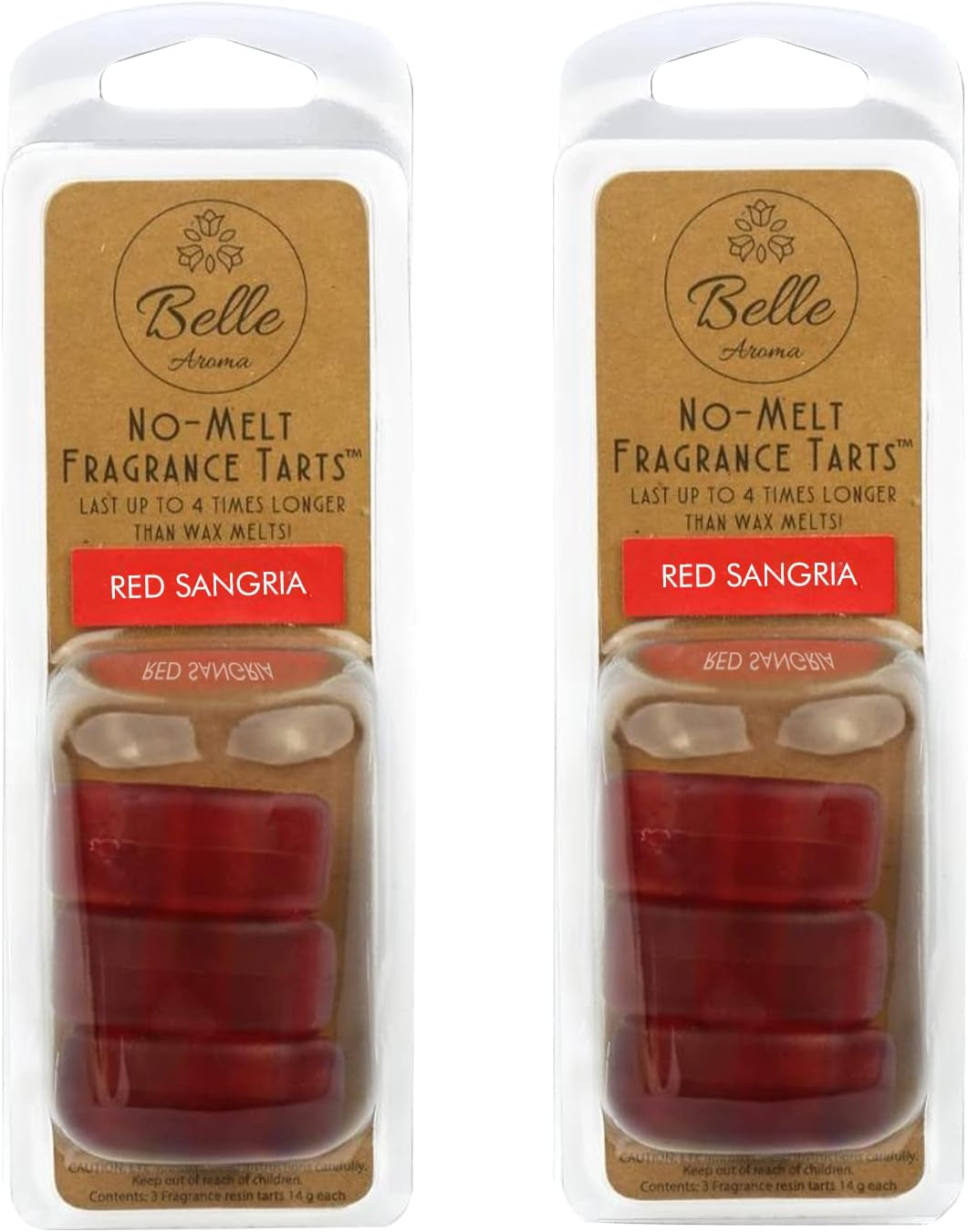 Belle Aroma No-Mess Resin Scented Tarts - No-Melt Wax Cubes for Wax Warmers - Vented Shaped Fragrance Tarts Set for Plug in Wax Warmer - 3 Mini Scented Wax Cubes for Each Pack (X2) - Mountain Air Home & Garden > Decor > Home Fragrances > Wax Tarts Belle Aroma Grape Soda